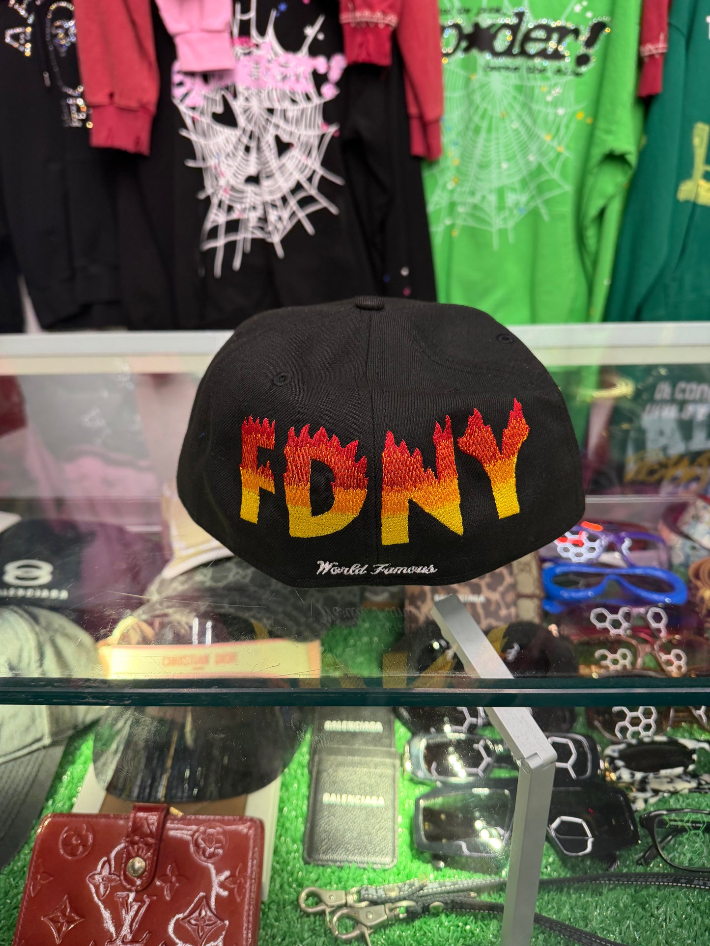 SUPREME FDNY BOX LOGO HAT FITTED (PRE-OWNED)
