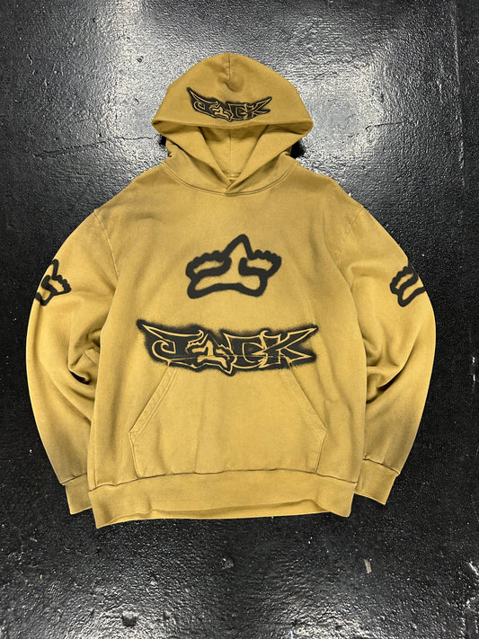 CACTUS JACK X FOX TAN HOODIE (PRE-OWNED)