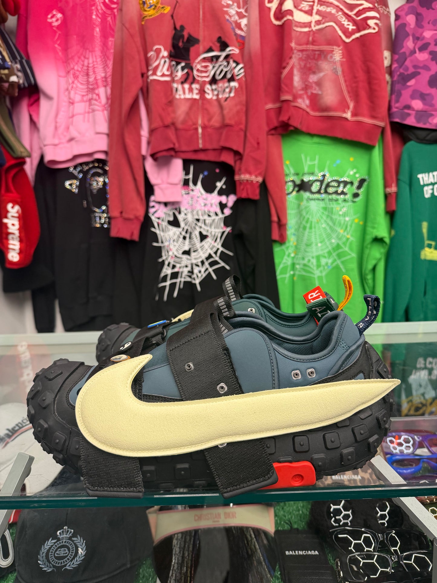 NIKE X CPFM AIR FLEA FADED SPRUCE (PRE-OWNED W/ BOX)
