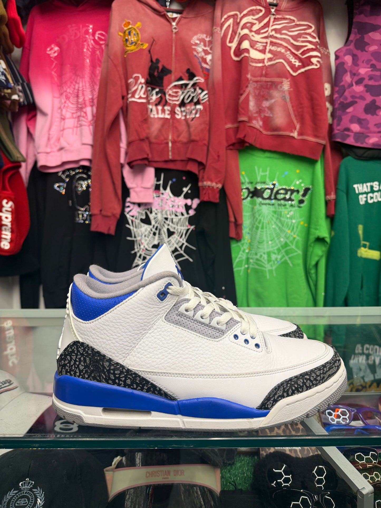 JORDAN 3 RACER BLUE (PRE-OWNED W/ BOX)