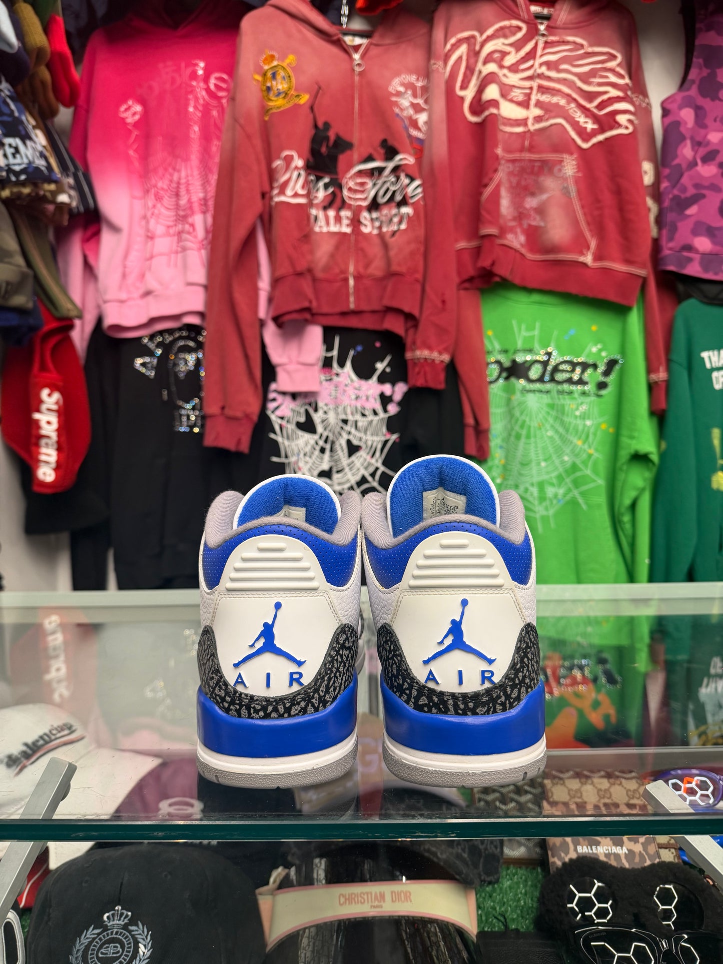 JORDAN 3 RACER BLUE (PRE-OWNED W/ BOX)