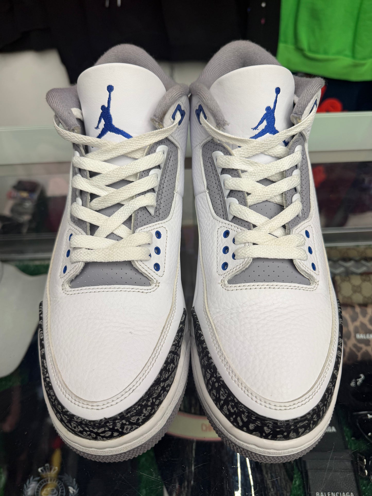 JORDAN 3 RACER BLUE (PRE-OWNED W/ BOX)