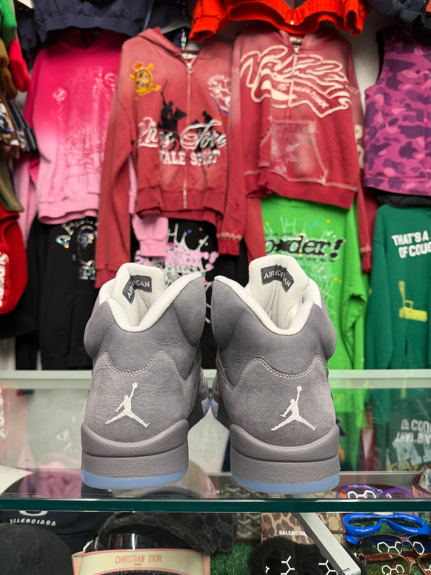 JORDAN 5 WOLF GREY (PRE-OWNED W/ BOX)