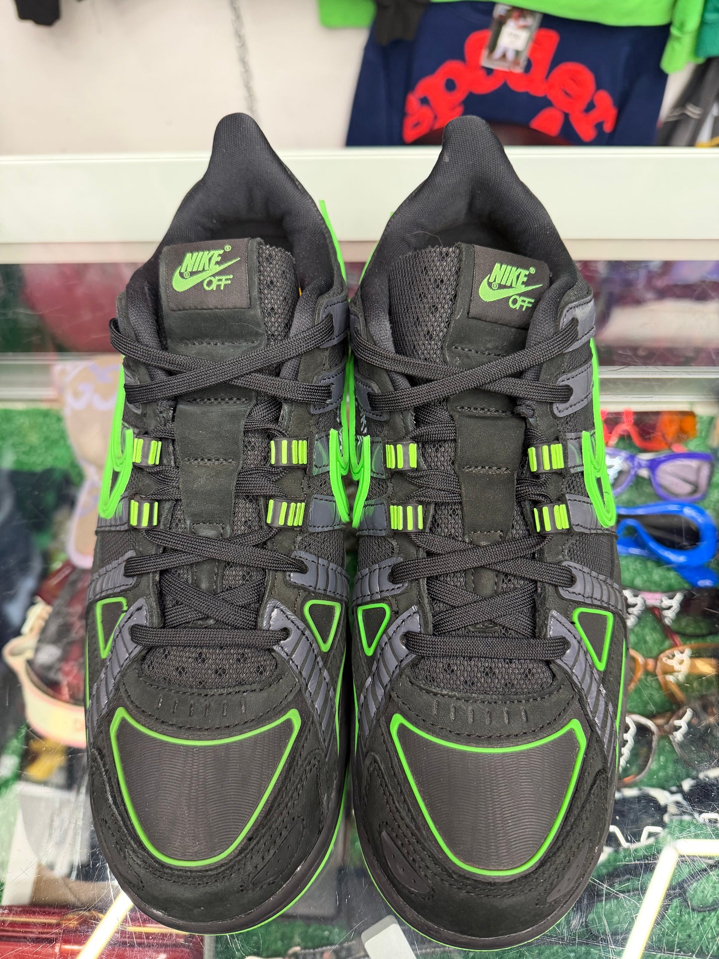 DUNK LOW OFF-WHITE GREEN RUBBER DUNKS (PRE-OWNED W/ BOX)