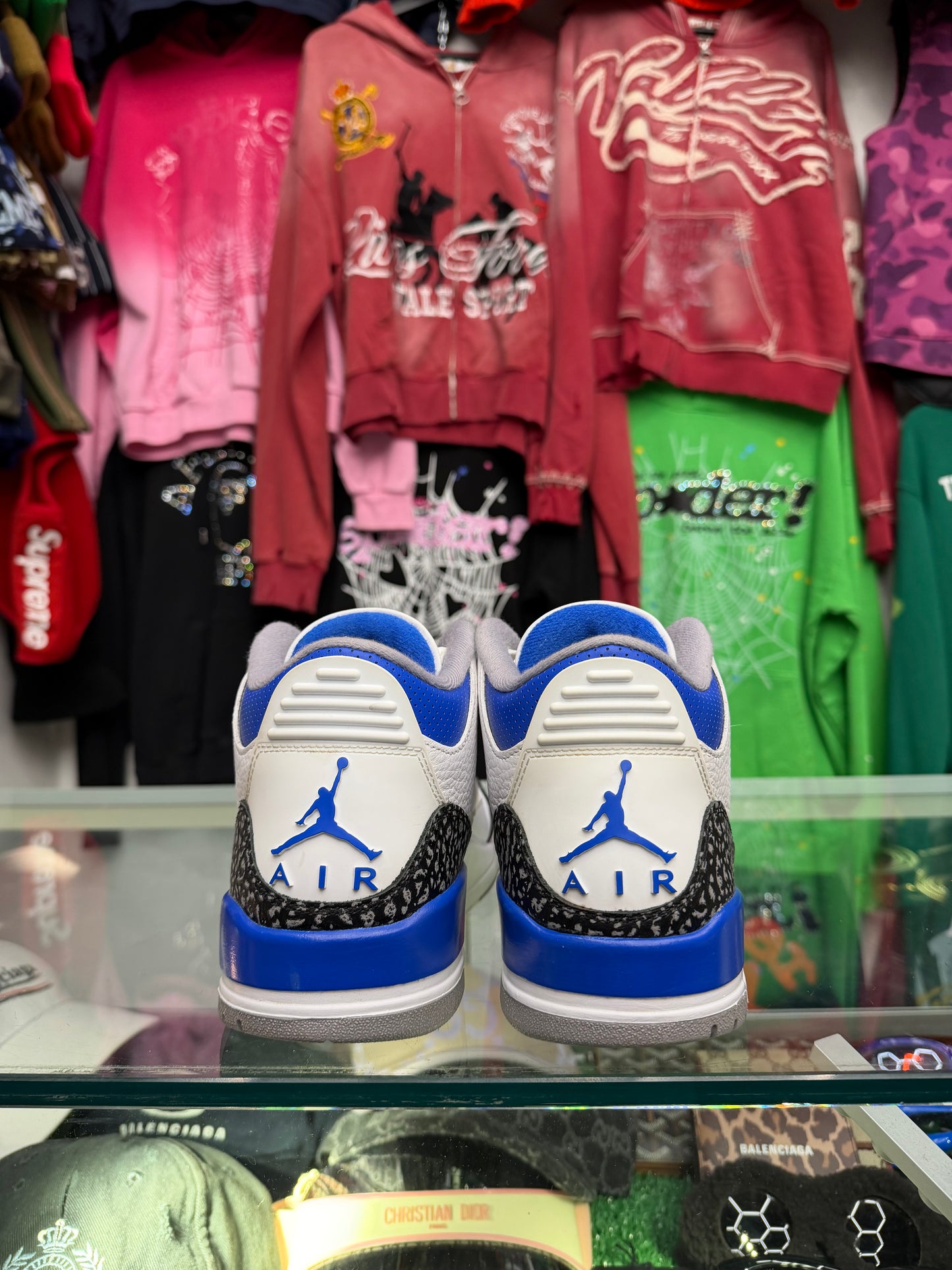 JORDAN 3 RACER BLUE (PRE-OWNED W/ BOX)