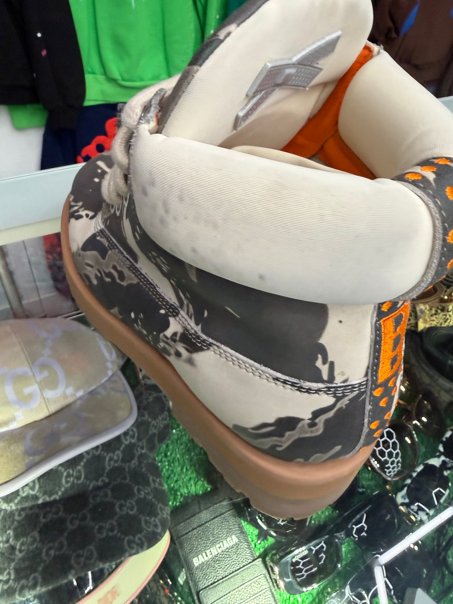 PDF CHANNEL STRADA CAMO BOOTS (PRE-OWNED W/ BOX)