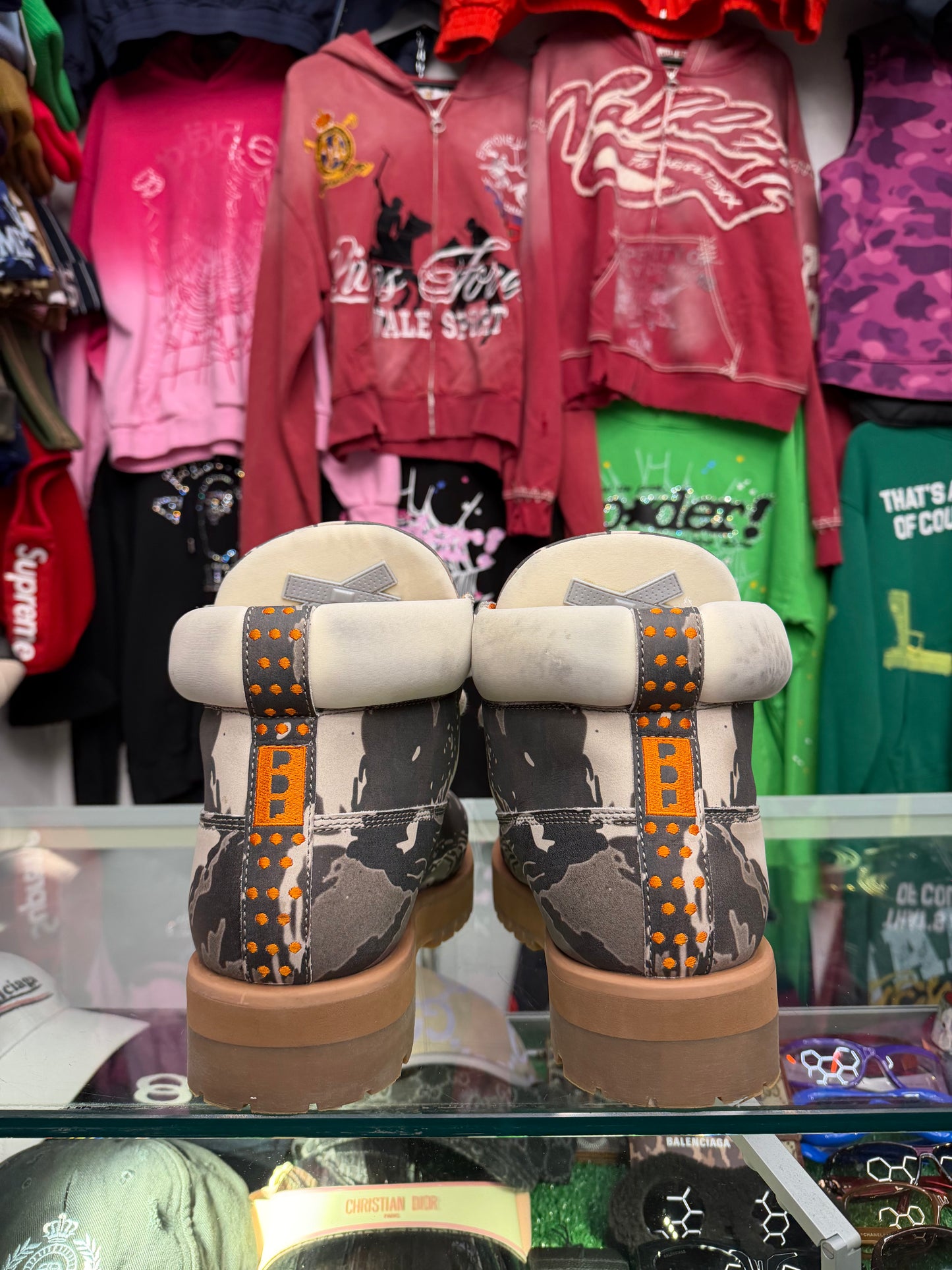 PDF CHANNEL STRADA CAMO BOOTS (PRE-OWNED W/ BOX)