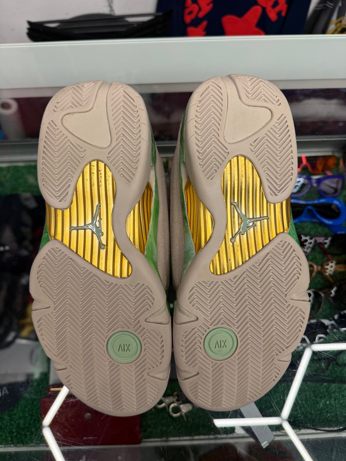 JORDAN 14 ALEAI MAY FORTUNE (PRE-OWNED W/ BOX)