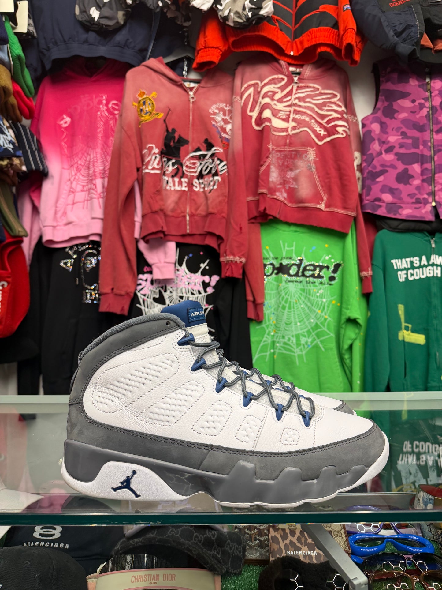 JORDAN 9 FLINT GREY (PRE-OWNED W/ BOX)