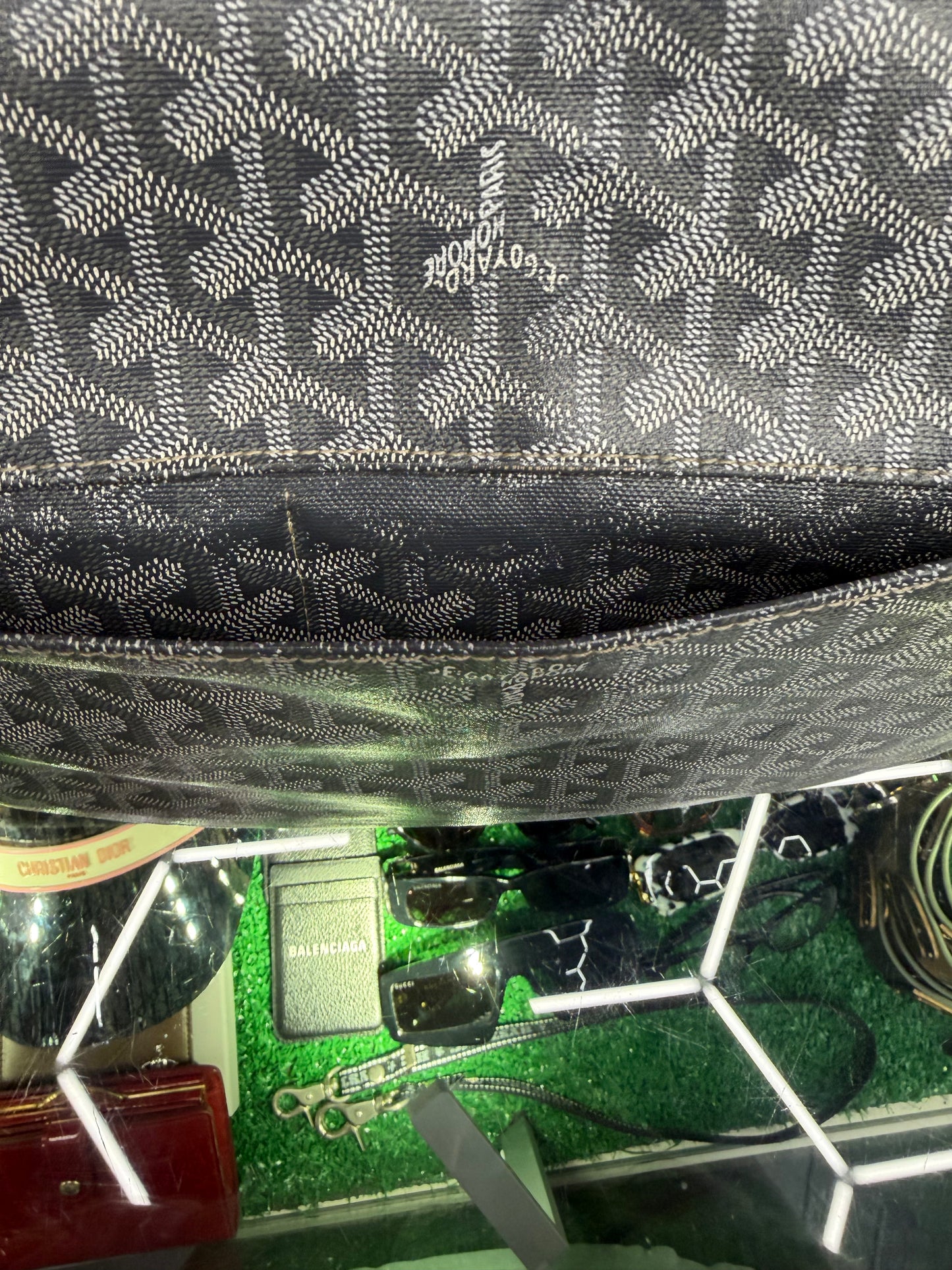 GOYARD GREY CAPETIEN MESSENGER BAG (PRE-OWNED)