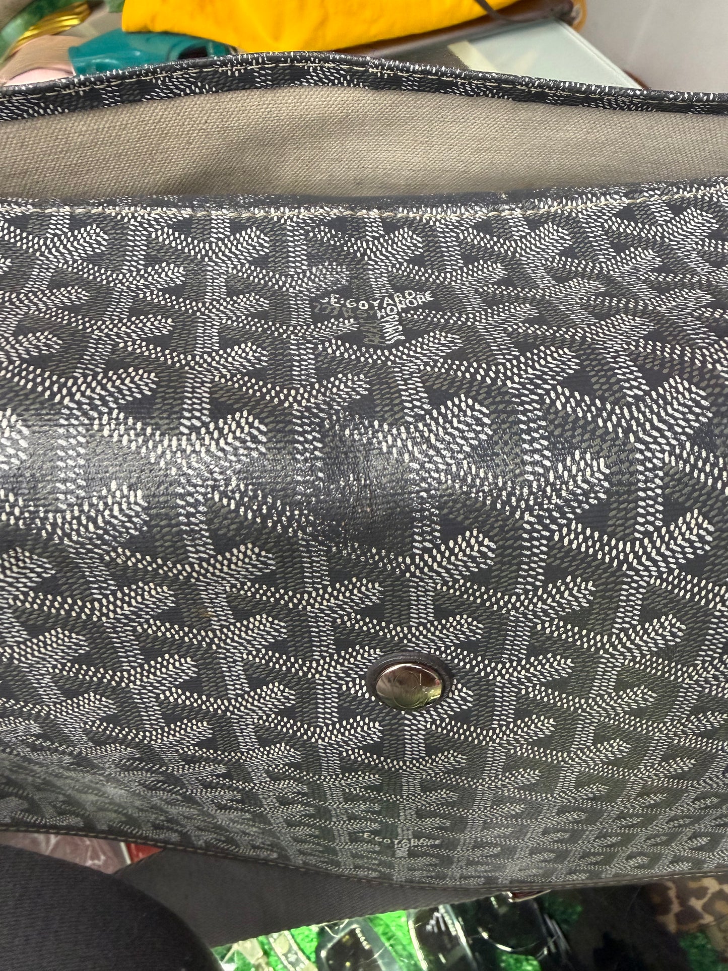 GOYARD GREY CAPETIEN MESSENGER BAG (PRE-OWNED)