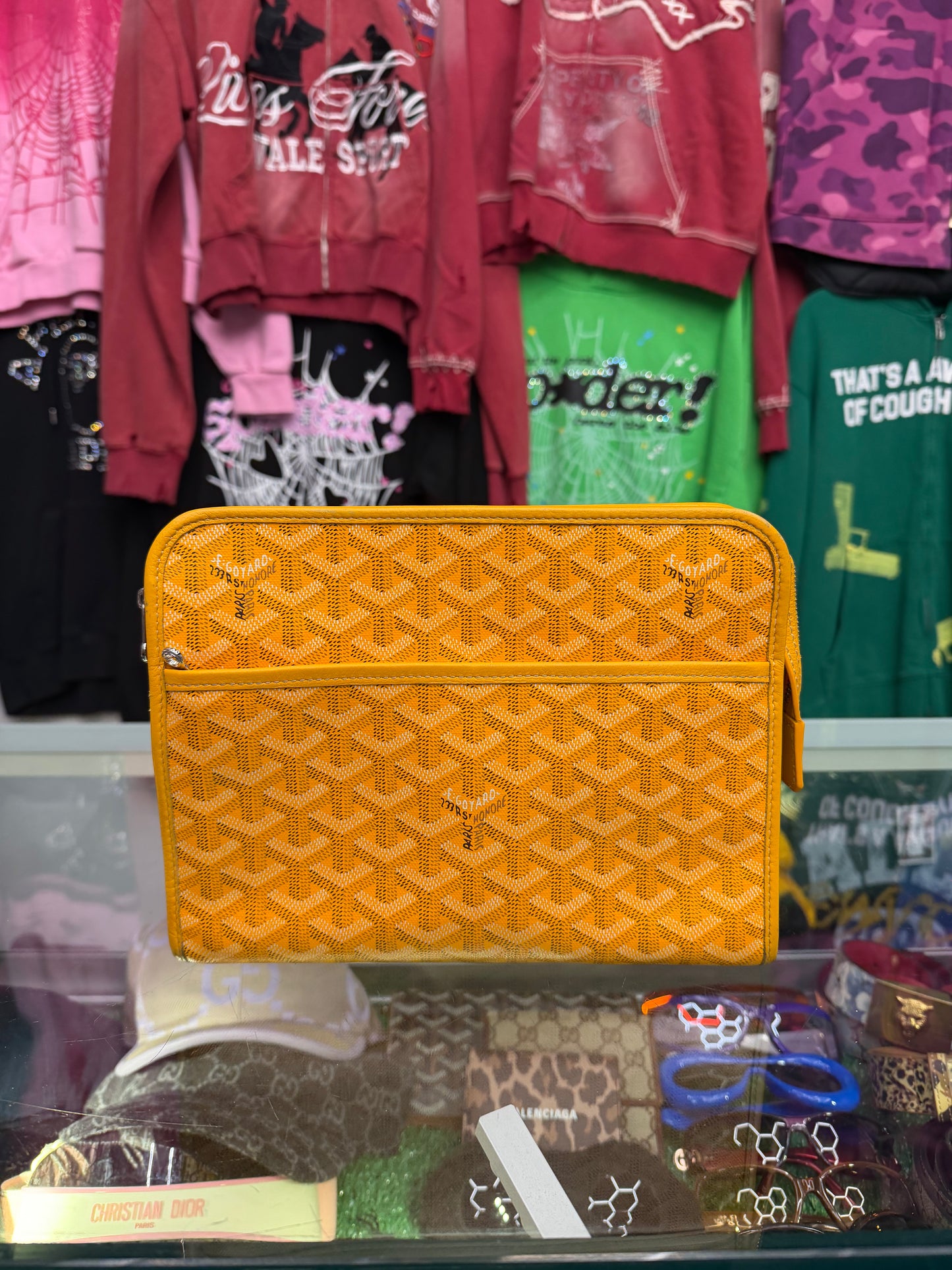 GOYARD YELLOW JOUVENCE MM (PRE-OWNED W/ DUST BAG)