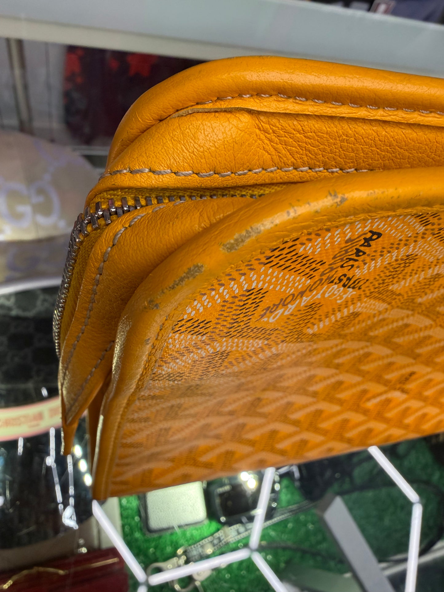 GOYARD YELLOW JOUVENCE MM (PRE-OWNED W/ DUST BAG)