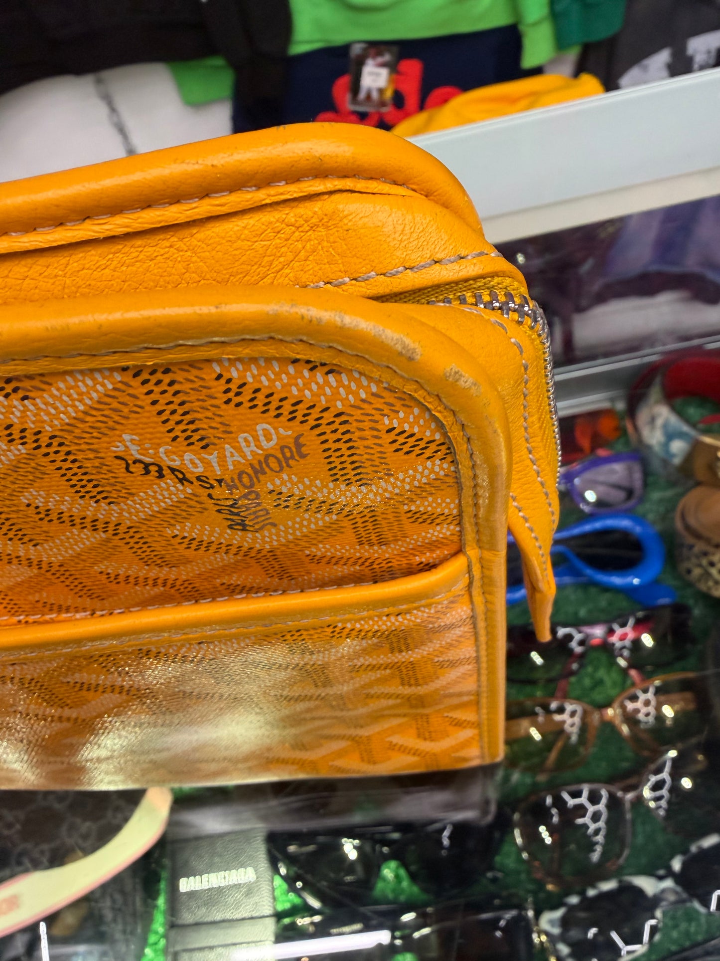 GOYARD YELLOW JOUVENCE MM (PRE-OWNED W/ DUST BAG)