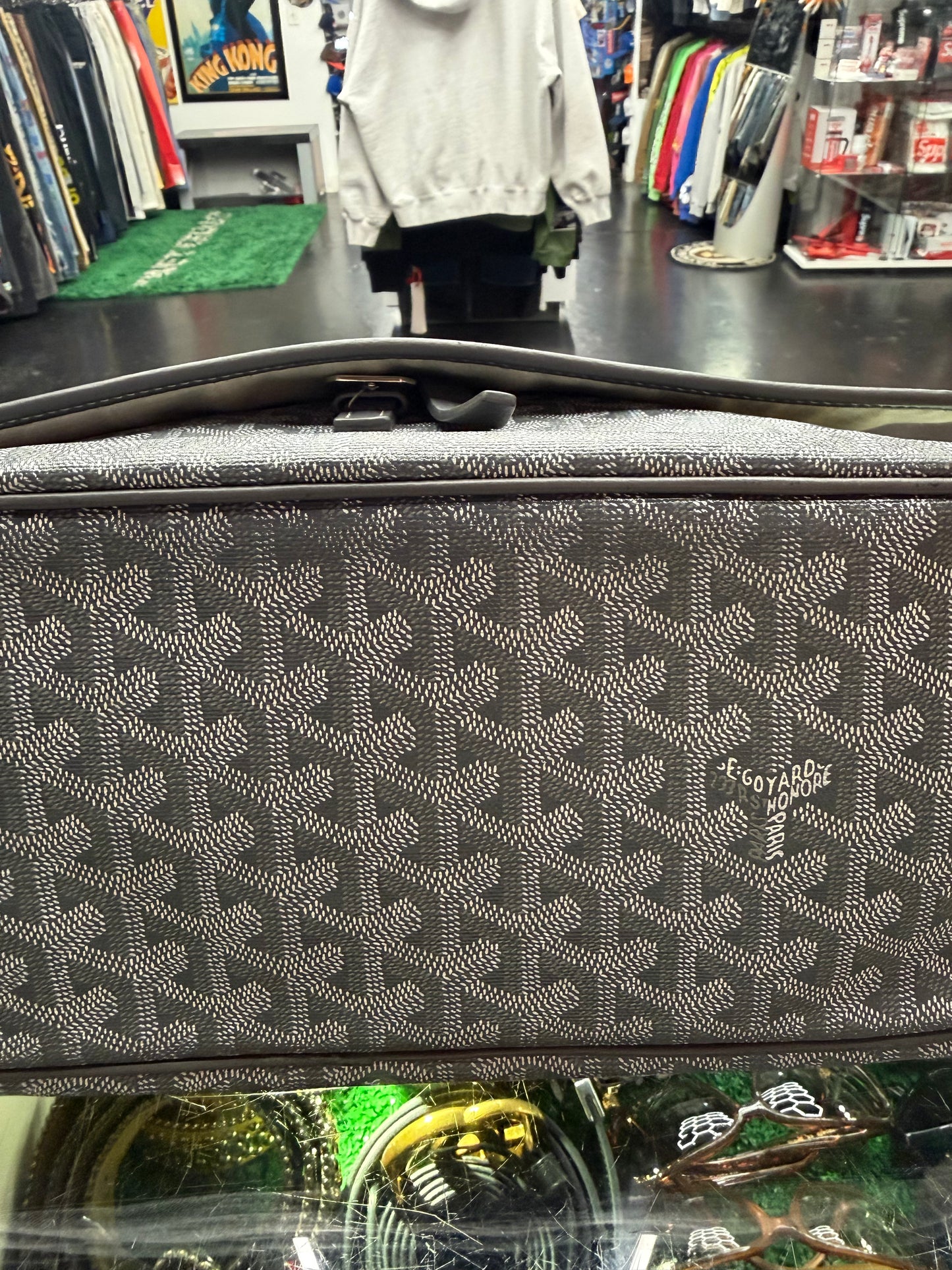 GOYARD GREY CAPETIEN MESSENGER BAG (PRE-OWNED)