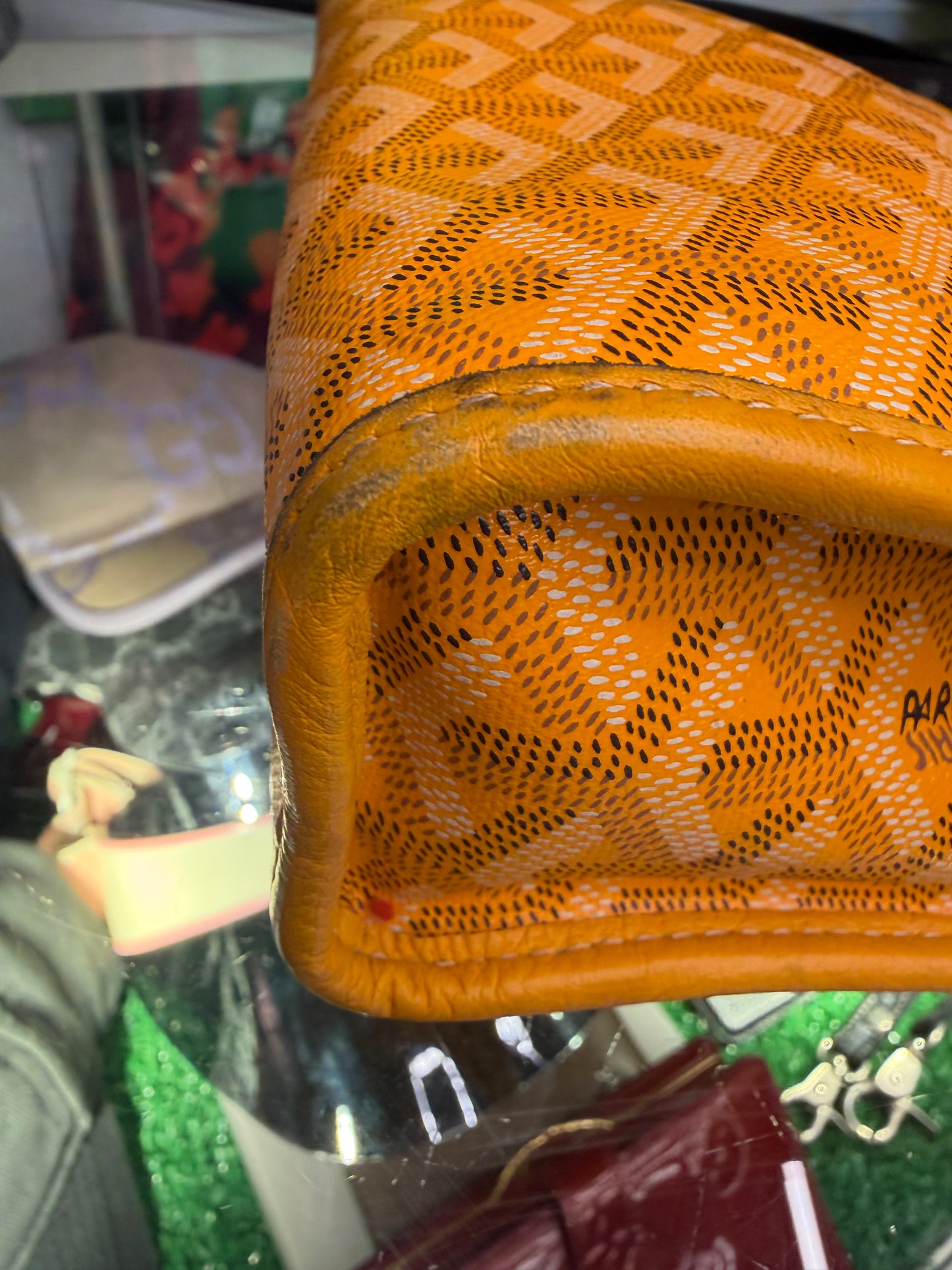 GOYARD YELLOW JOUVENCE MM (PRE-OWNED W/ DUST BAG)