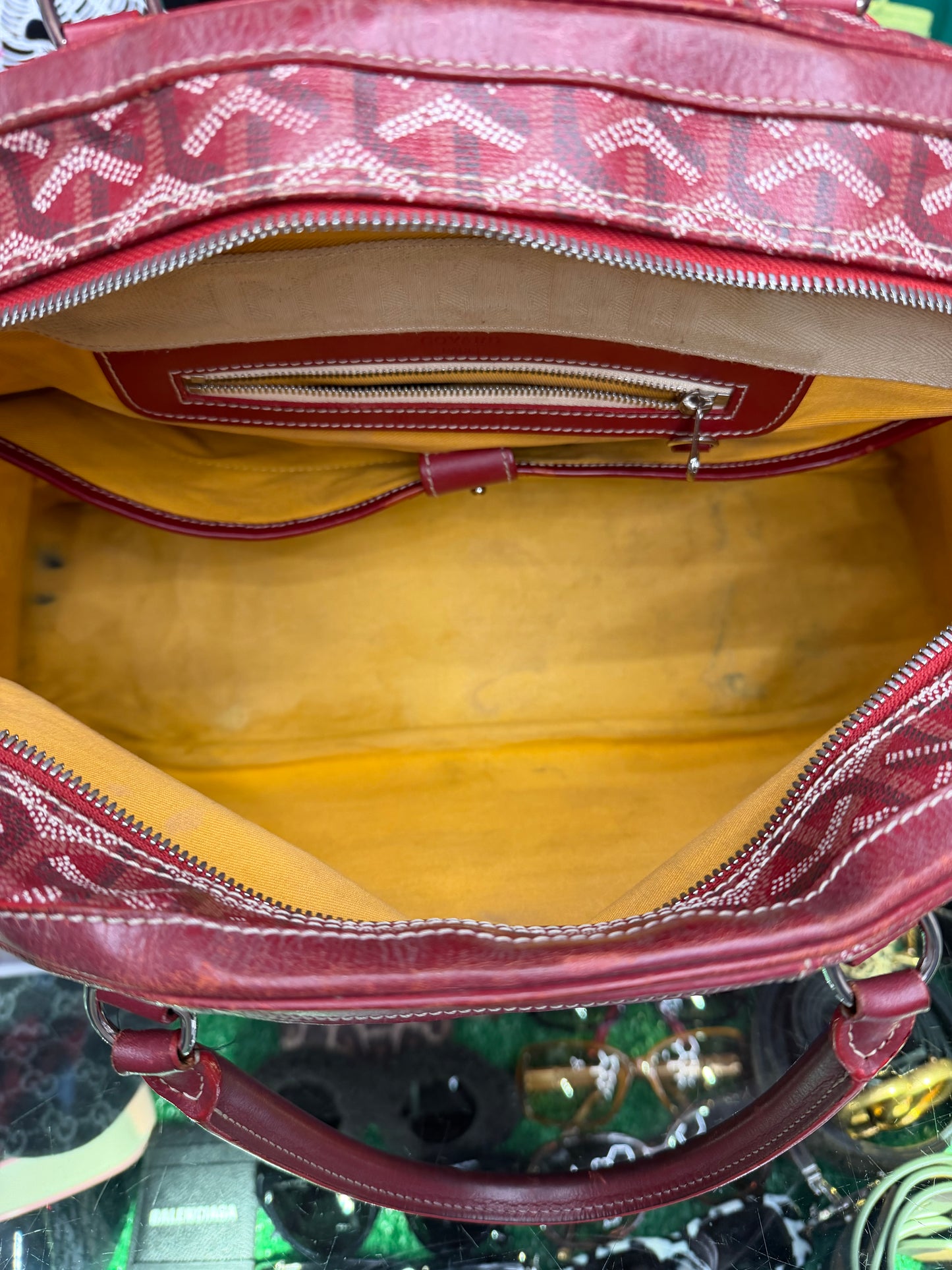 GOYARD SAINT JEANNE GM BOWLER BAG (PRE-OWNED)