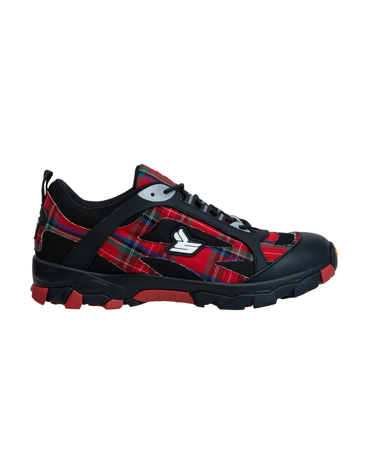 ERIC EMANUEL X SICKO RED AND BLACK HIKING SHOE