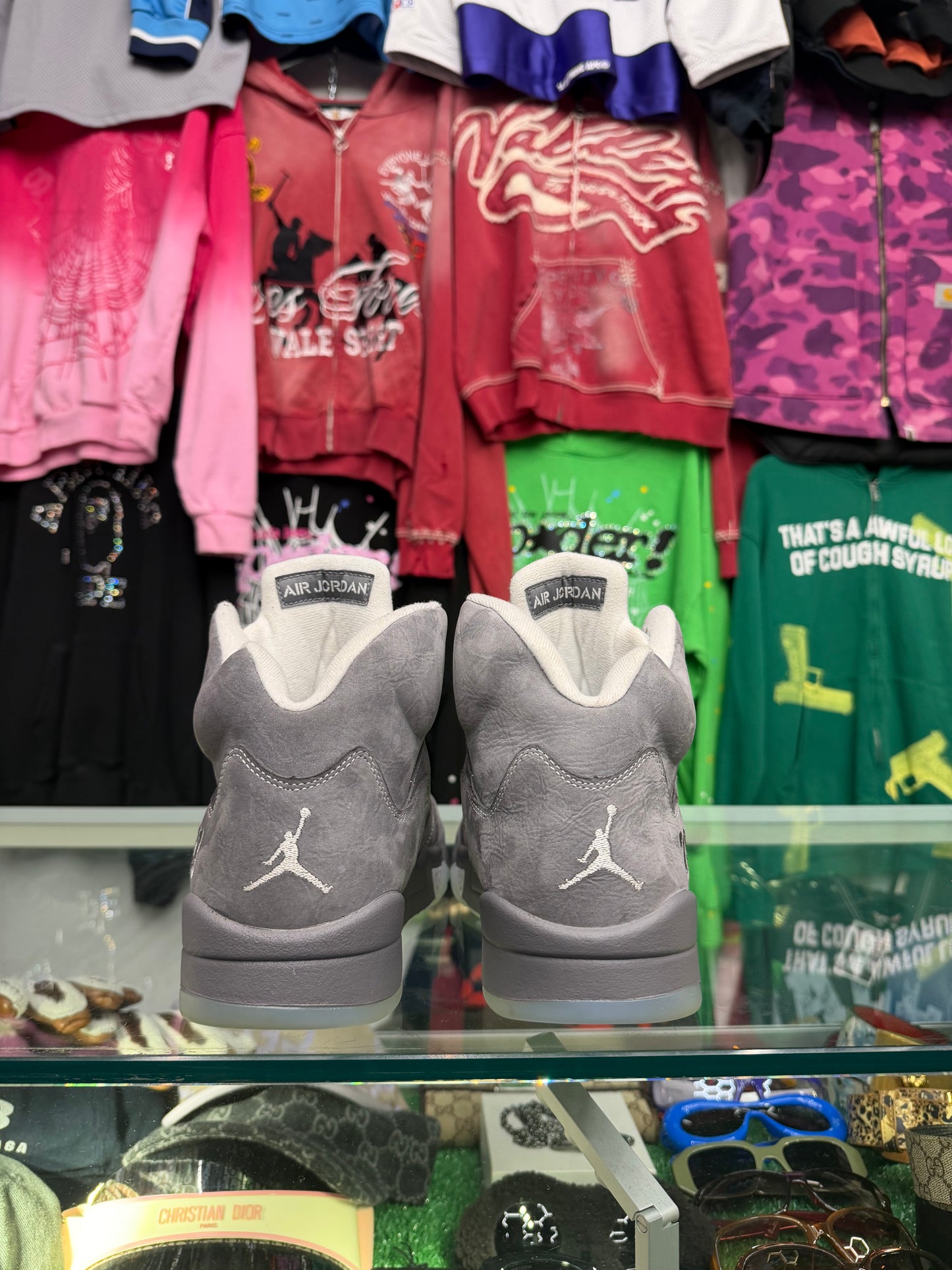 JORDAN 5 WOLF GREY (PRE-OWNED NO BOX)