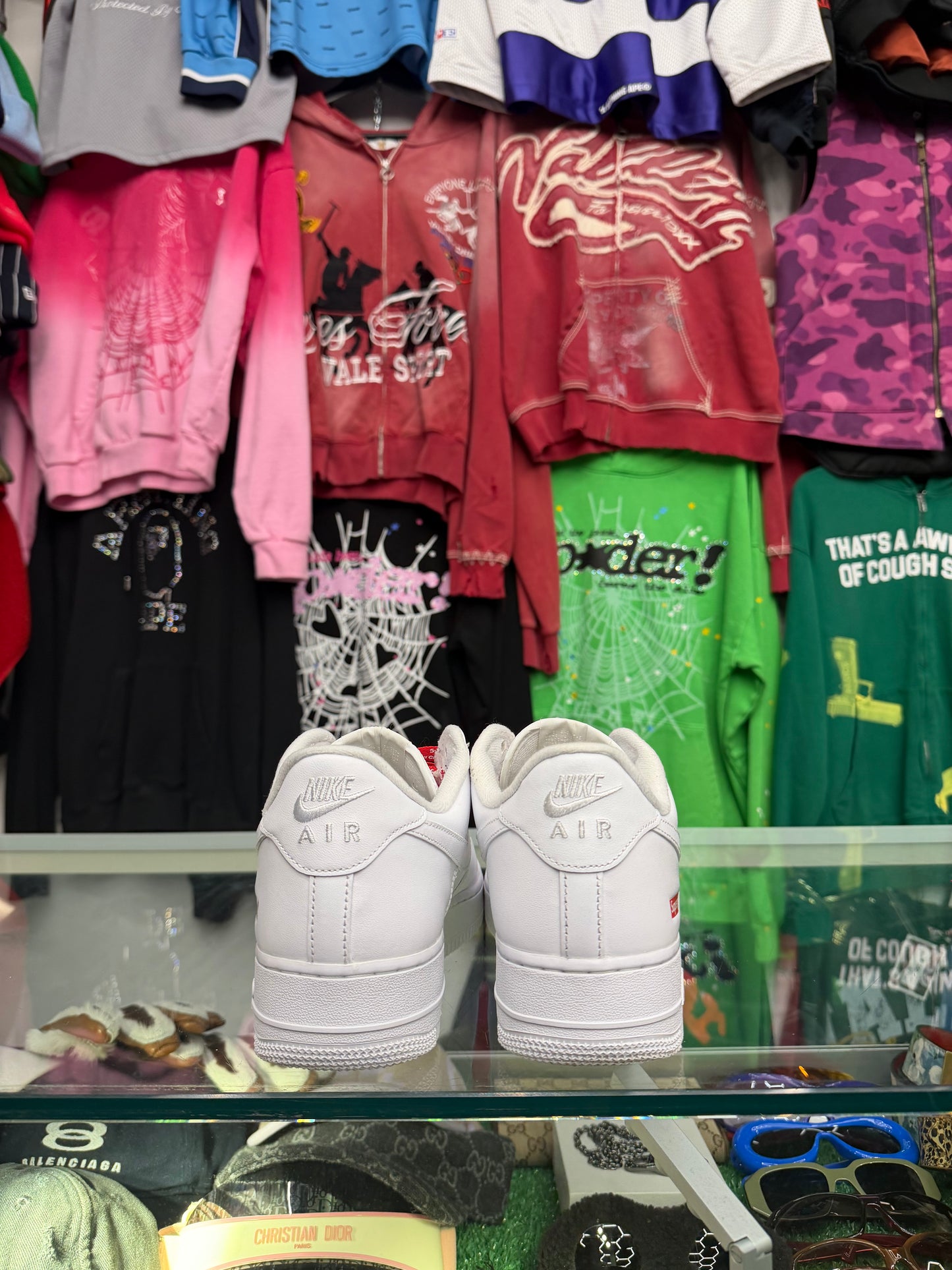 AIR FORCE SUPREME 1 WHITE (PRE-OWNED W/ BOX)