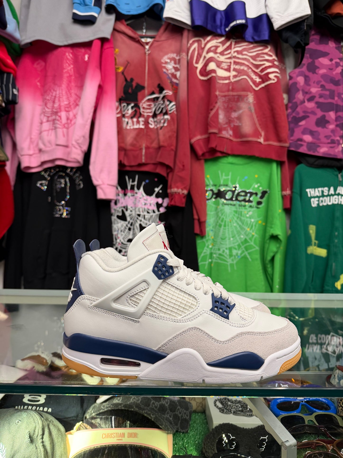 JORDAN 4 SB NAVY (PRE-OWNED W/ BOX)