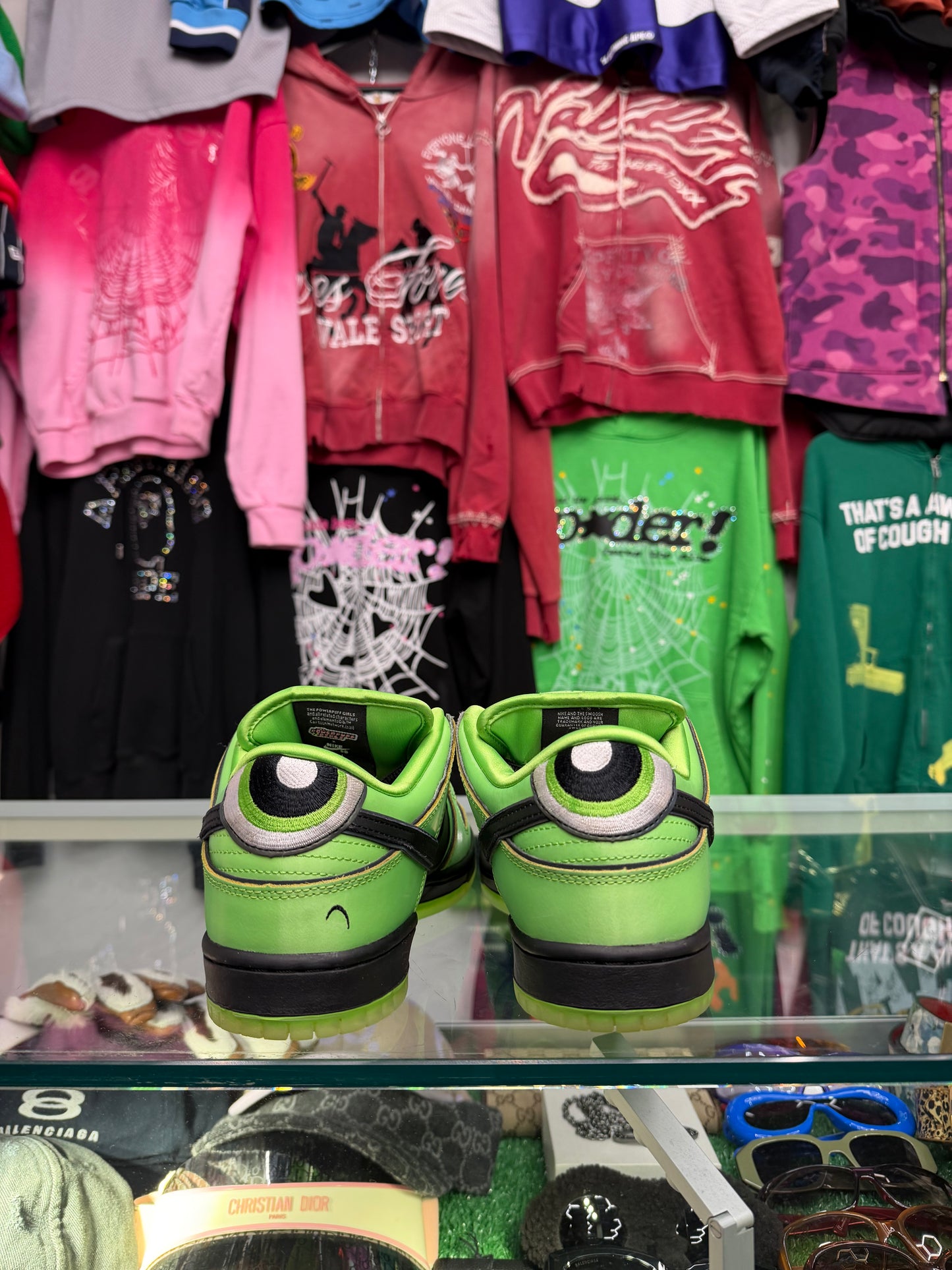 DUNK LOW SB POWERPUFF GIRLS BUTTERCUP (PRE-OWNED W/ BOX)