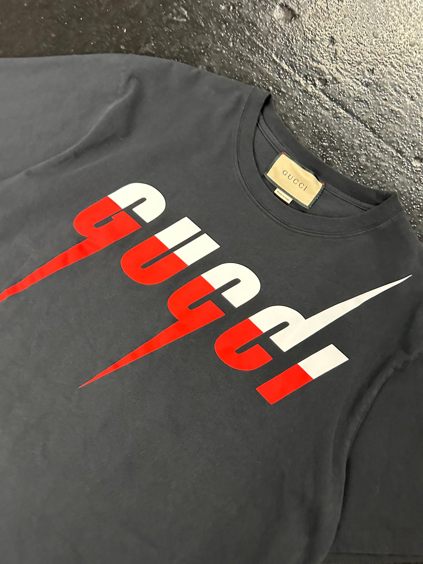 GUCCI BLACK BLADE TEE (PRE OWNED)